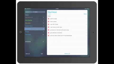 How to use Reminders in iOS 7