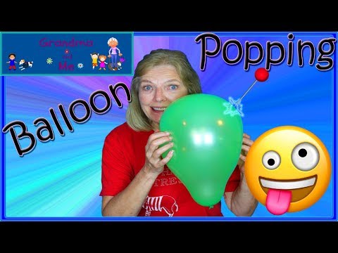 Balloon Popping Fun! | Grandma and Me