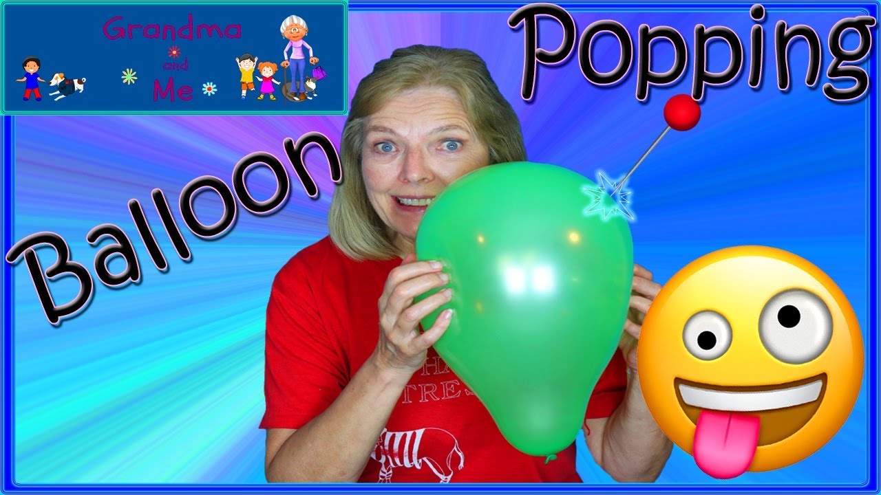 Balloon Popping Fun! | Grandma and Me