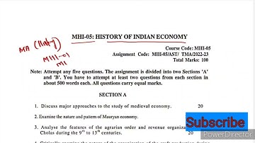 MHI 05 Solved Assignment 2022-23 | MHI 05 Solved Assignment 2022-23 English Medium | MHI 05 IGNOU