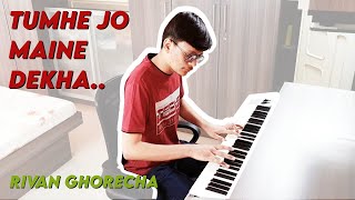 Video thumbnail of "Tumhe Jo Maine Dekha | Main Hoon Na | Piano"