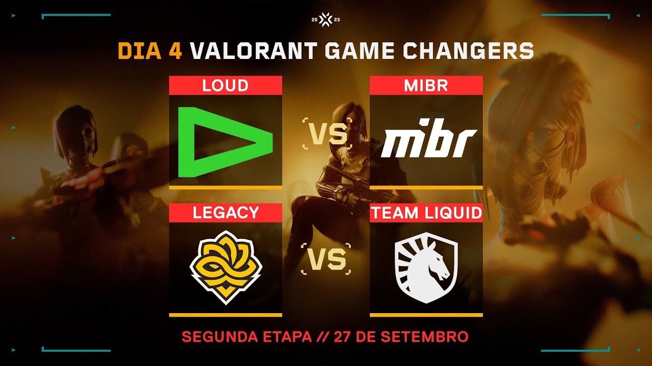 Legacy x LOUD (Mapa 4: Pearl)  VALORANT Game Changers Series - valorant_br  on Twitch