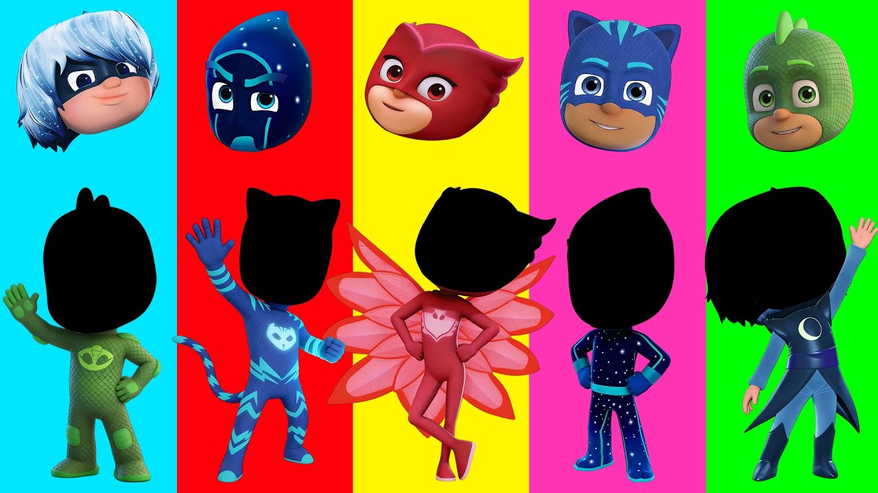 Wrong eyes👀 challenge DAME TU COSITA Pj Masks Funny Puzzle Wrong Heads