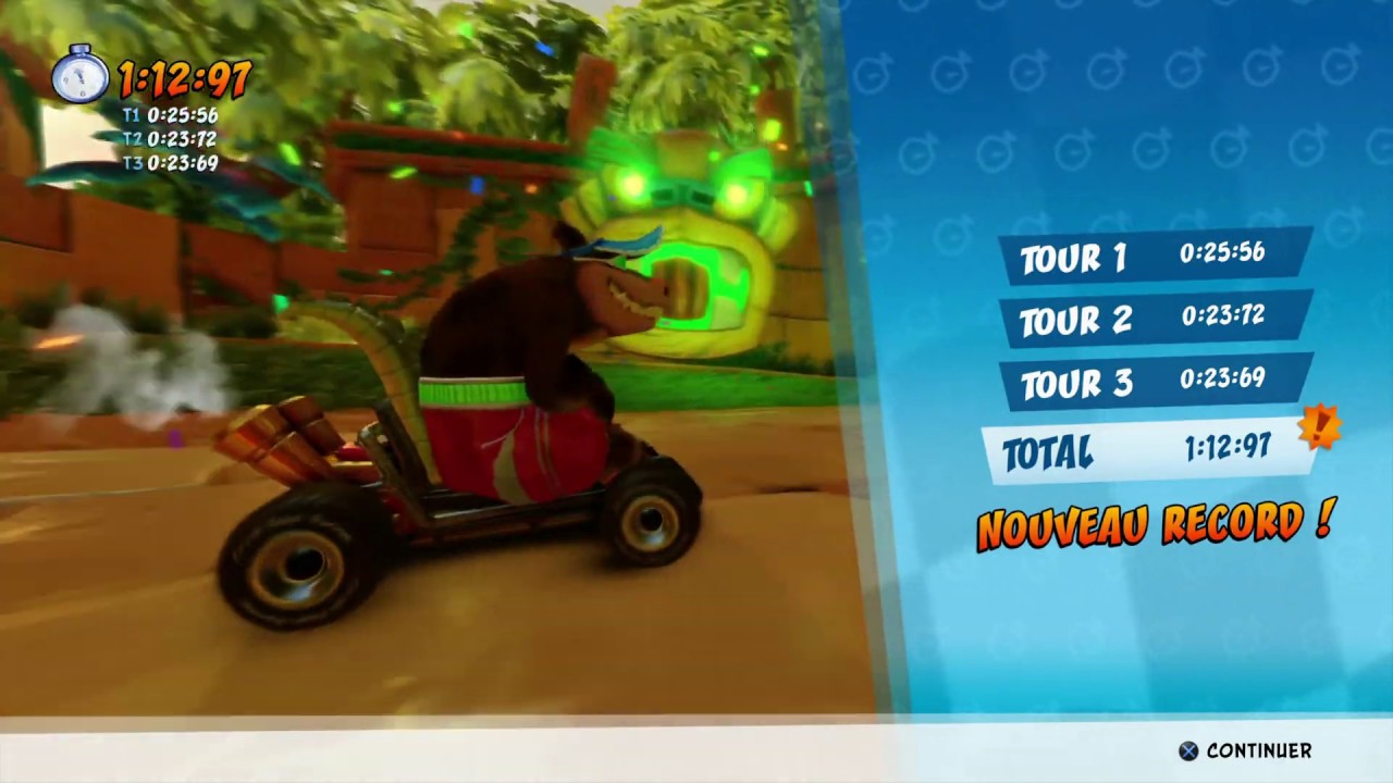 [CTR:NF] Jungle Boogie - 1:12.97 - Former World Record