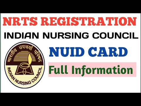 How to registration in NRTC/ Indian nursing council l NUID l Nurses ...