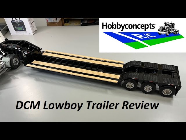 1 16 R C Dcm Lowboy Trailer Unboxing