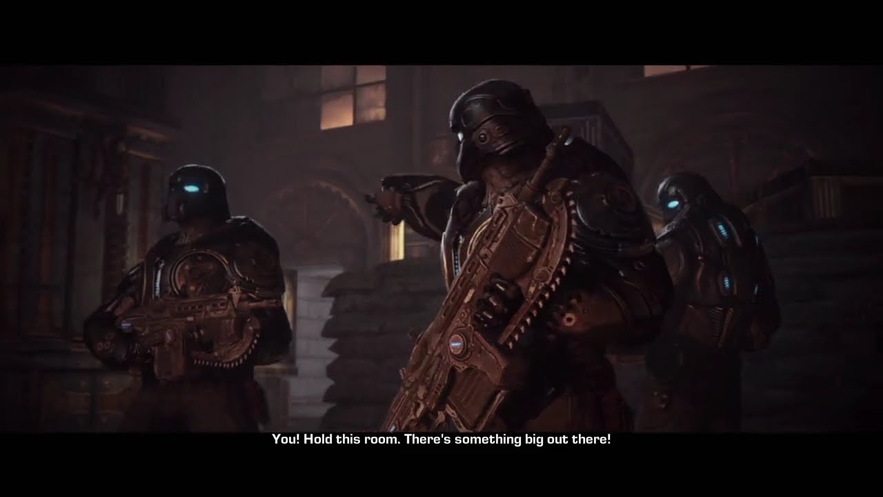 Black-4 leave Kilo Squad to fight General Karn - Gears of War: Judgment