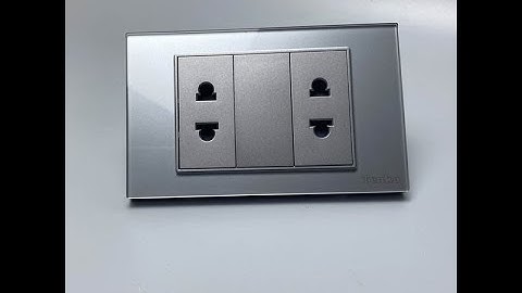 Ổ Cắm Điện Âm tường Mặt Kính Cường Lực TENKO I Tenko.com.vn