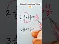 Mixed Fractions Trick 🔥 For Limited Numbers Only