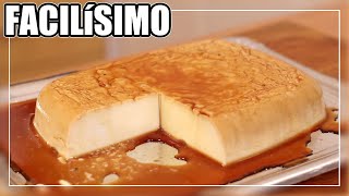 El FLAN en solo 3 MINUTOS con 3 INGREDIENTES | Sin Huevo y Sin Horno