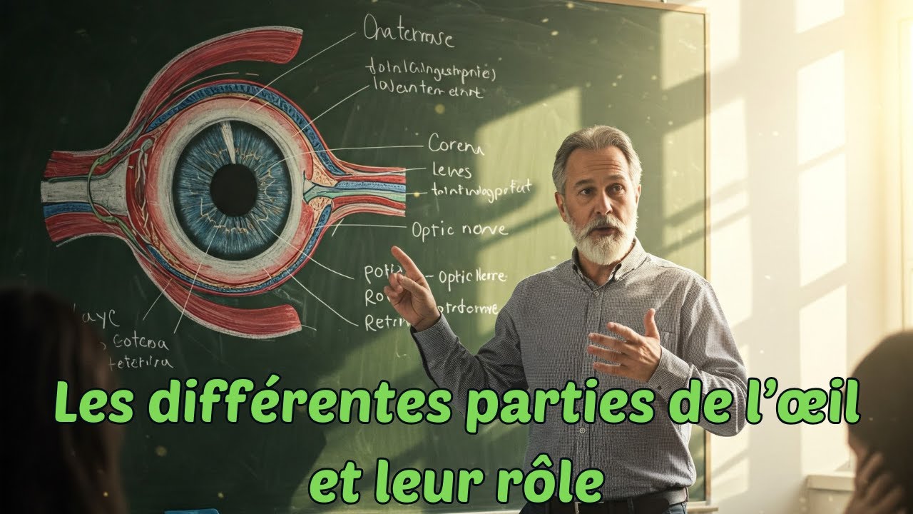 Les différentes parties de l'œil YouTube — free download