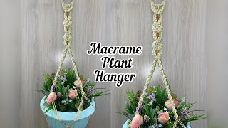 Подвес для цветов своими руками #tutorialmacrame #macrame #macrameplanthanger