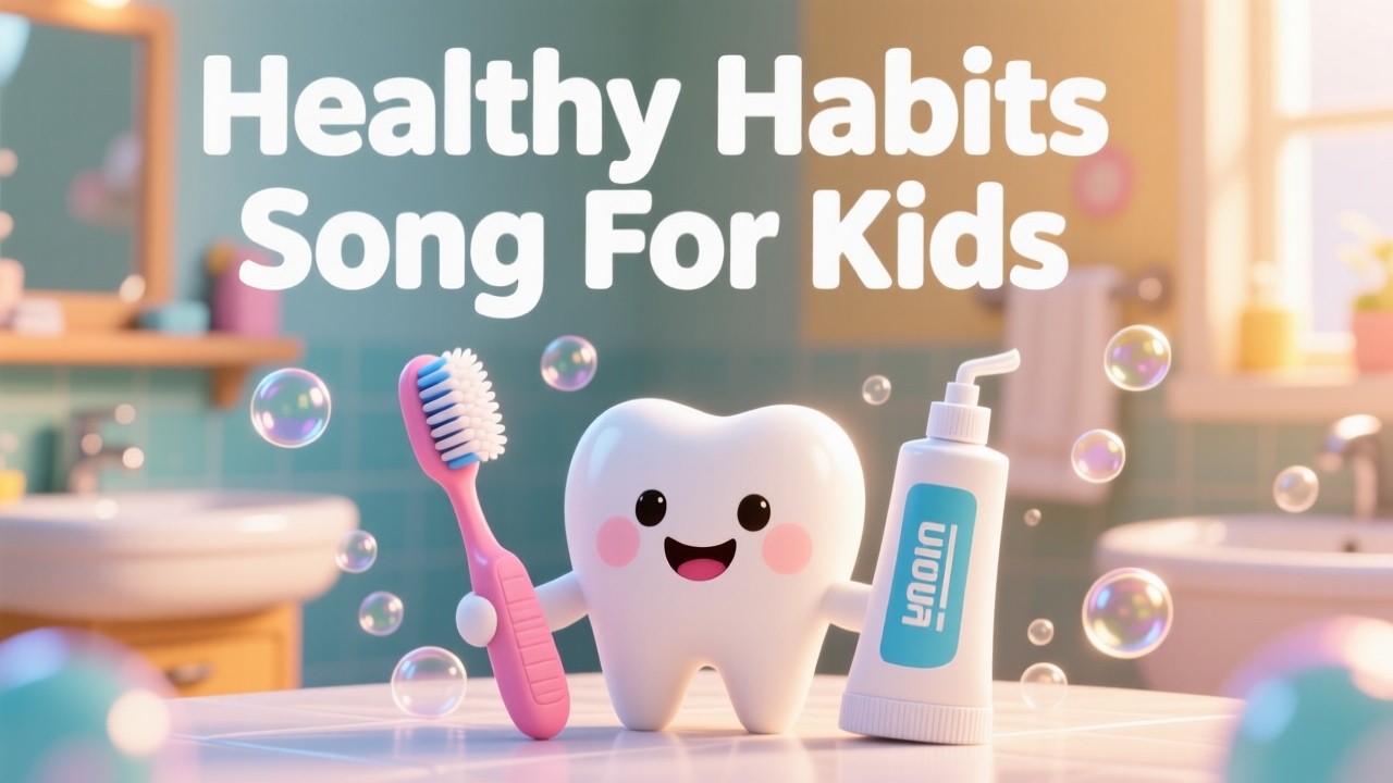Daily Routine Rhyme For Kids Healthy Habit Song for Kids| Daily Routine Nursery Rhyme for Toddlers ...