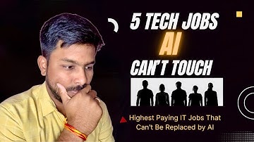 5 High-Paying High Demand IT Jobs That AI Will NEVER Replace | Future Proof Your Career