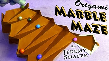Origami Marble Maze