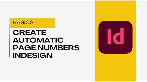 Create Automatic Page Numbers in Your Document | Easy Step-by-Step Tutorial | Adobindesign