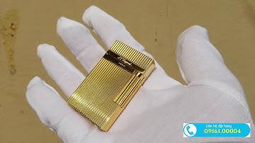 Deva.vn - Bật lửa Dupont vân sọc vàng tiếng kêu như chuông max hay - Giá 650K