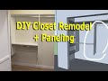 Make Your Own Custom Closet with Modern Paneled Doors