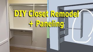 Make Your Own Custom Closet with Modern Paneled Doors