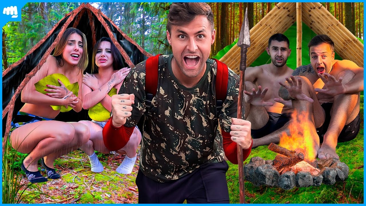QUEM FAZ O MELHOR ABRIGO NA FLORESTA (MENINOS VS MENINAS)