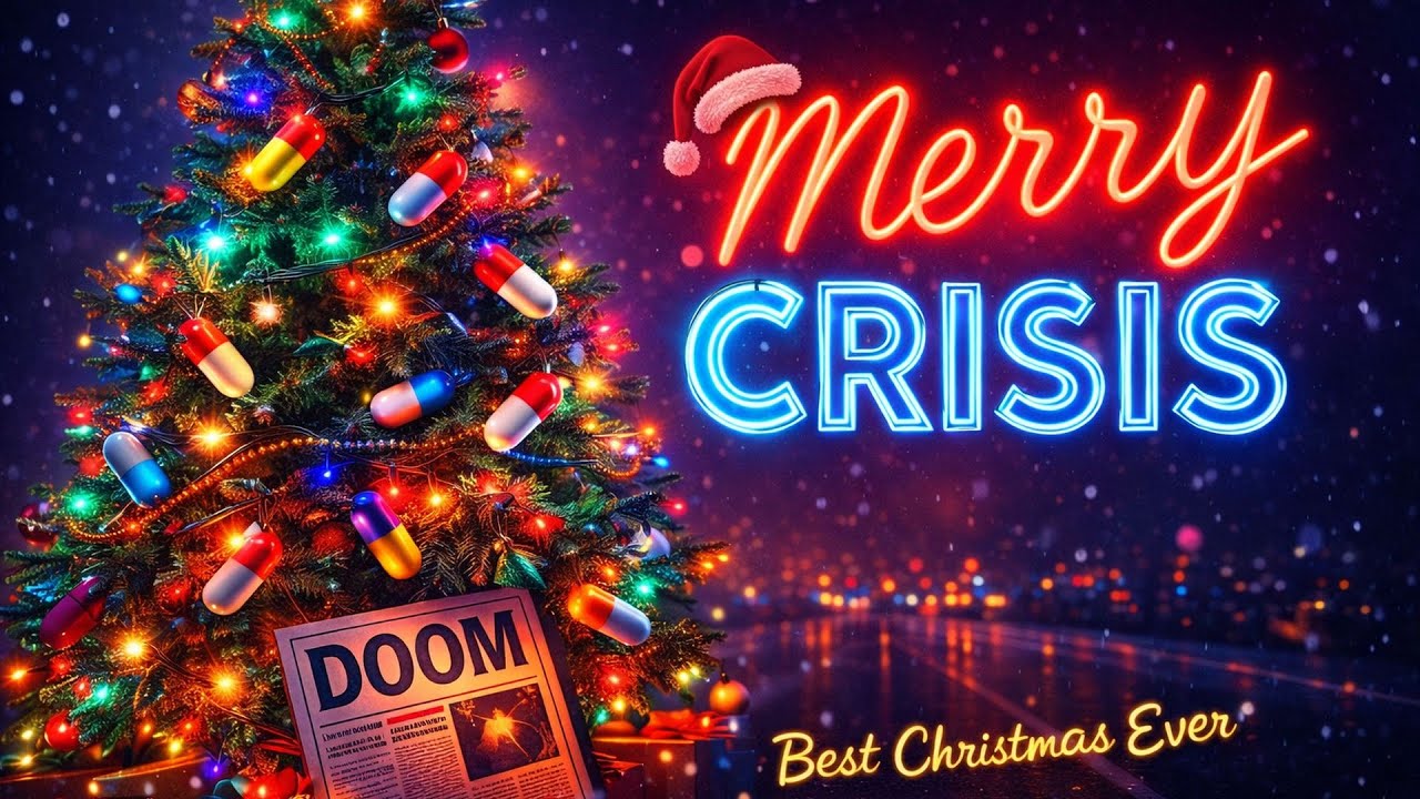 MERRY CRISIS 🎄 (Best Christmas Ever) - (Satirical 80s Christmas Pop)