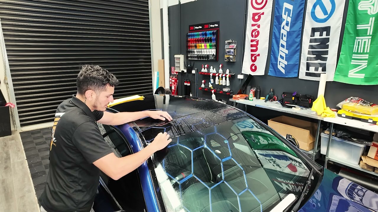 Mercedes Benz C63s -DIY PPF KIT - Front Acrylic Roof