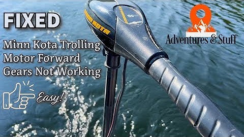 Fixing Minn Kota Trolling Motor Forward Gear #minnkota #fix #diy