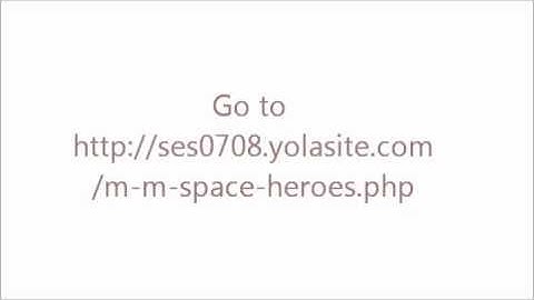 SES0708 X M&M Space Heros Introduction Video