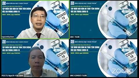 Tập huấn bảo đảm an toàn tiêm chủng vắc xin phòng COVID 19