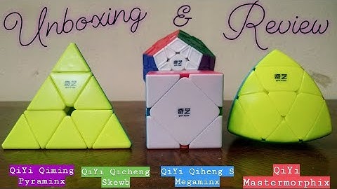 Unboxing & Review of QiYi Pyraminx | Megaminx | Skewb | MasterMorphix || cubelelo.com