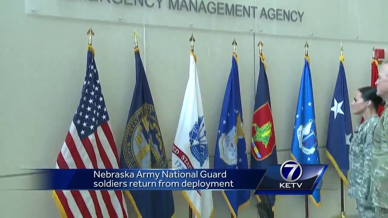 Nebraska Army National Guard soldiers return from deployment YouTube