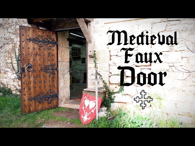 Epic Faux Medieval Door class=