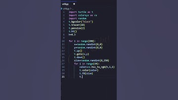 Python turtle Graphics Design #python #shorts #coding