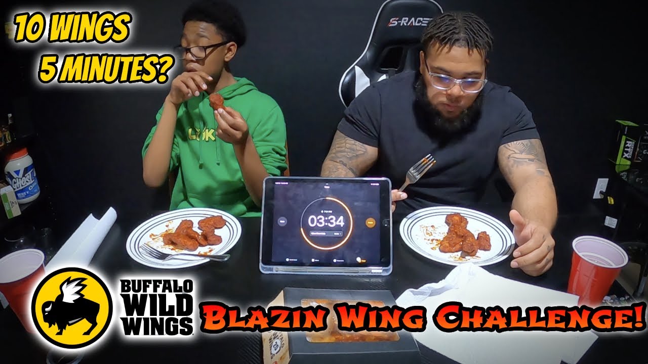 Blazin Buffalo Wild Wings Challenge!(Carolina Reaper)🔥 YouTube