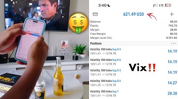 Turning $89 to $620 trading VIX🤑🔥 LEARN THIS‼️ #deriv