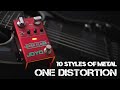 1 distortion 10 metal styles  joyo dark flame