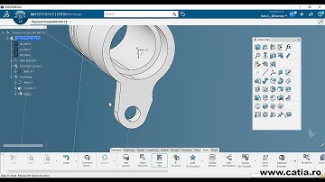 Use 3DExperience to create a mechanical part 10 Switching Fork