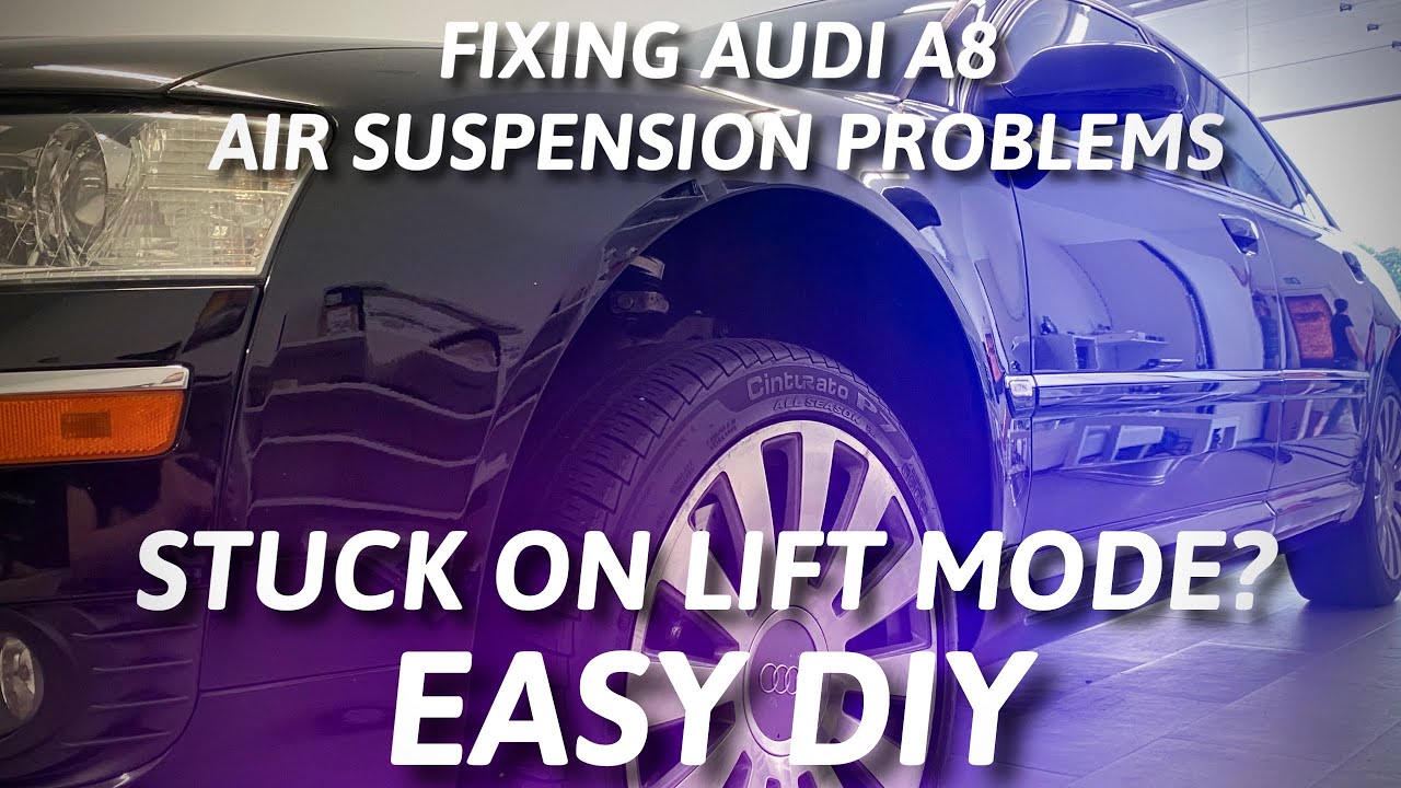 Audi A8 Air Suspension Repair Easy DIY D3 2004-2010 Residual Pressure Valve  Replacement 