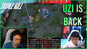 Caedrel & IWD React To UZI Saving The Game On RETURN