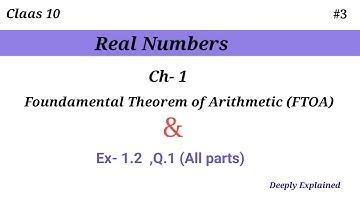 Class 10 maths chapter 1 exercise 1.2  question 1 || in Hindi & English