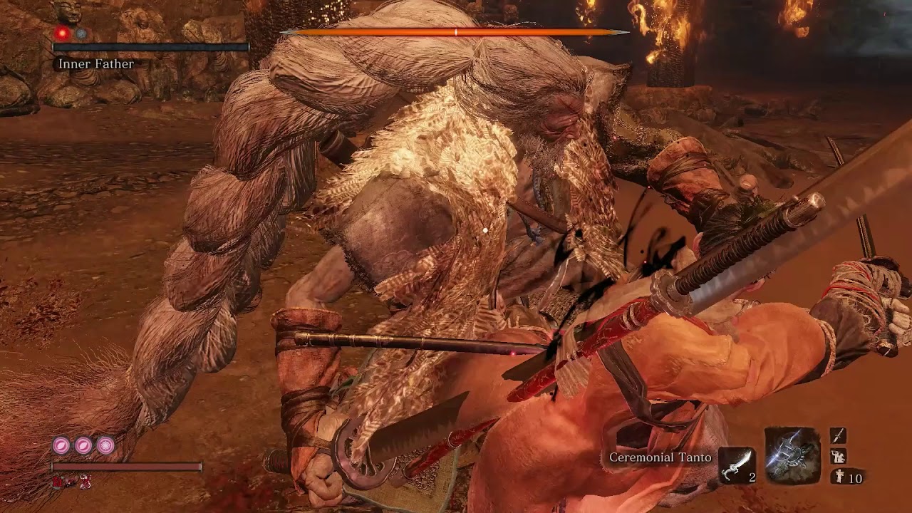 Sekiro - Inner Father speed kill [Charmless][Demon Bell]
