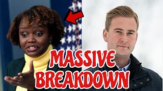 Peter Doocy INTENSELY YELLS at Karine Jean-Pierre till she RUNS from STAGE