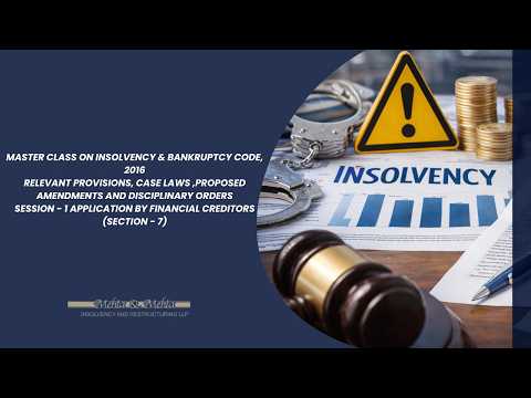 MASTER CLASS ON INSOLVENCY & BANKRUPTCY CODE, 2016