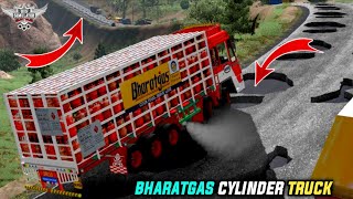 ?Bharat Gas Cylinder truck mod bussid || BSI Gaming