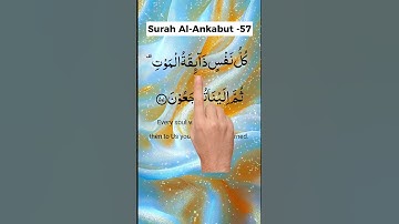 💔 سوره عنکبوت 57 | یک یادآوری قدرتمند 🕋 | #شلوارک اسلامی #تلاوت قرآن #ویروسی #شلوارک