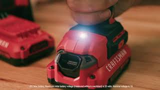 Craftsman 20V Brushless Lithium-Ion 1/2 in. Cordless Hammer Drill Kit