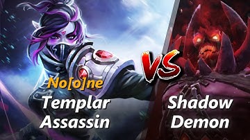 How to Templar Assassin mid vs Shadow Demon/Void Spirit (feat. No[o]ne) | First 10 minutes