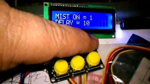 Arduino Menu with I2C SERIAL LCD