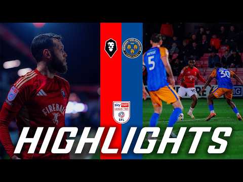 DEFEAT FOR SALFORD 😬 | Salford City 1-2 Shrewsbury Town | League Two Highlights — football highlights