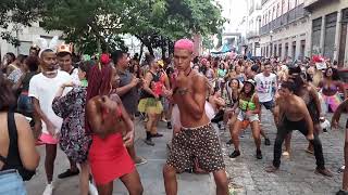 Бразилия, Рио же Жанейро, карнавал, уличные танцы